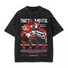 230g Red Dead Redemption 2 Washed T Shirt Men Arthur