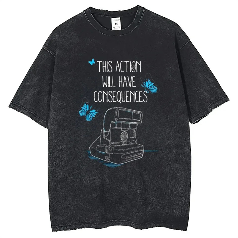 230g Cotton Life Is Strange T-shirt Short Sleeve Custom