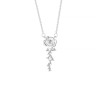 Rose Nebula Necklace Women's Niche Design Pendant Light Luxury Gentle Fairy Versatile