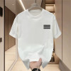 European Code American Fashion Brand Ins Men's Printed Short-sleeved T-shirt Summer New
