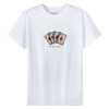 European Poker Printed T-shirt Men's Summer Short-sleeved Heavyweight T-shirt 2026 New