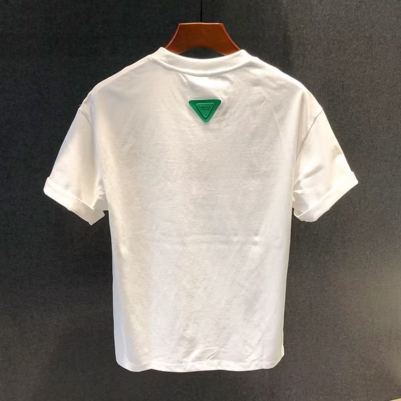 Cotton Men's Short-sleeved T-shirt 2026 Summer New Men's Casual Round Neck Printed