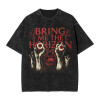 230g Washed Distressed Cotton Bmth Bring Me the Horizon T Shirt M