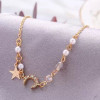 Popular Star and Moon Bracelet for Women, Niche Design, High-end Korean Version