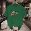 European Code Heavyweight Pure Cotton Brand American T-shirt Men's Summer Design Printed