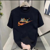 European Code Heavyweight Pure Cotton Brand American T-shirt Men's Summer Design Printed