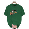 European Code Heavyweight Pure Cotton Brand American T-shirt Men's Summer Design Printed