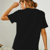 European Code Station Pure Cotton Short-sleeved T-shirt Women's Summer New Loose Casual