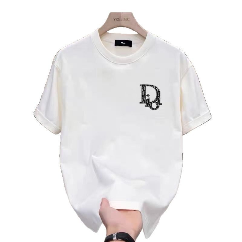 European Code and Brand Short-sleeved Ins Summer New Men's Printed T-shirt Men's and