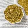 Matt Gold Abacus Beads Round Flat Piece Loose Bead Spacer Diy Bracelet Handmade Jewelry