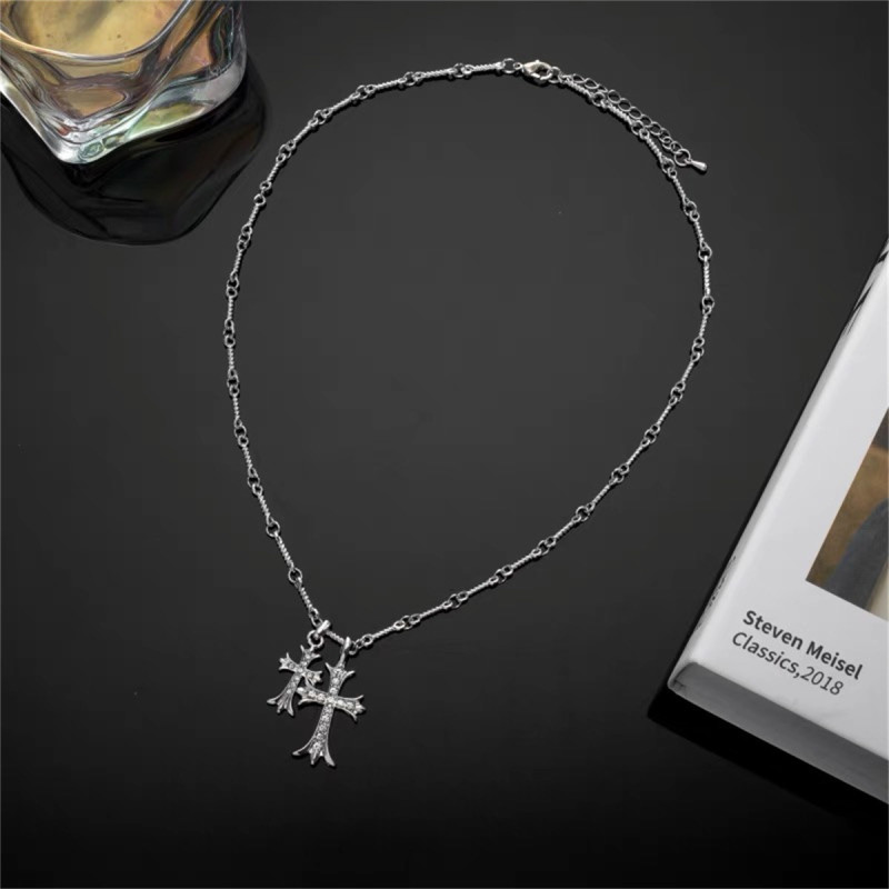 2022 New Cross Necklace for Men, Luxury Niche Hip-hop Brand Pendant Design, High-end