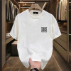 Exclusively for 2026 Summer New Pure Cotton Printed T-shirt Men's Half-sleeved Round Neck