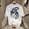 European Code 2026 New Blockbuster Brand Printed Men's Short-sleeved T-shirt Summer Hot