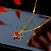 Fashion Geometric Necklace for Women Ins Cold Style Splicing Clavicle Chain Sweater