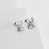 New Fashion Earrings Stainless Steel Cartoon Small Animal Mouse Personalized Ladies