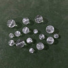 7a Grade Natural White Crystal Round Beads, Loose Semi-finished Products, Diy Handmade