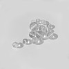 7a Grade Natural White Crystal Round Beads, Loose Semi-finished Products, Diy Handmade