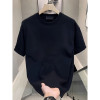 Exclusively for Summer New Pure Cotton Men's Casual and Versatile Round Neck