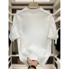Ouma Cotton 2026 New Summer Double Yarn Combed Men's Short-sleeved T-shirt Loose and