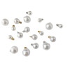 High-gloss Abs Imitation Pearl Pendant Sheep Eye Water Drop Diy Jewelry Earrings