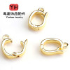 14k Gold-filled Color-protected Universal Pendant Buckle Pearl Crystal Necklace Bracelet