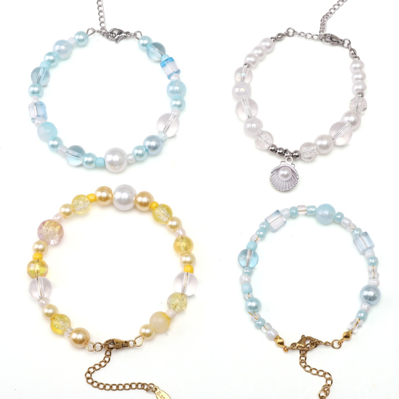 2-10mm Multi-style Glass Pearls, Rice Beads, Round Mixed Style Diy Bracelet Necklace