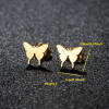 Multi-style Earrings Ins Fashion Geometric Simple Small Stainless Steel Direct Sales in
