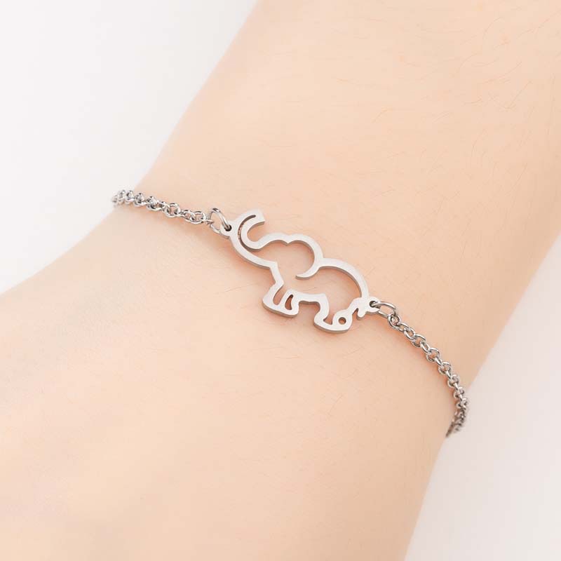 Small Commodities New Bohemian Style Lucky Elephant Pendant Bracelet Cute Animal