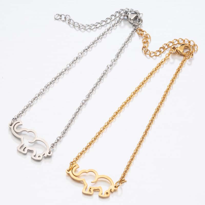 Small Commodities New Bohemian Style Lucky Elephant Pendant Bracelet Cute Animal