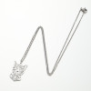 Stainless Steel 18k Gold Electroplated Necklace Men's and Women's Light Luxury Cute