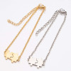 Versatile Stainless Steel Bracelet Niche Design Couple Puzzle Pendant Men and Women