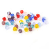 3/4/6mm Faceted Rhombus Crystal Beads Glass Diy Handmade Loose Material Package Jewelry