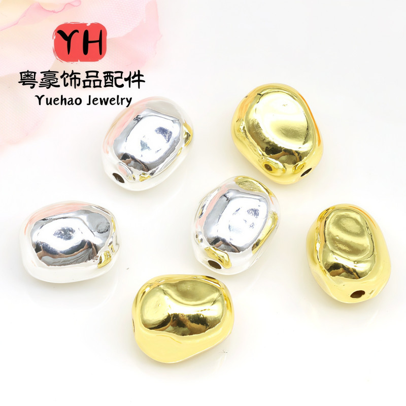 18k Gold-filled Color-preserving Special-shaped Pearls Baroque Through-hole Beads
