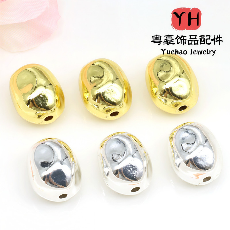 18k Gold-filled Color-preserving Special-shaped Pearls Baroque Through-hole Beads