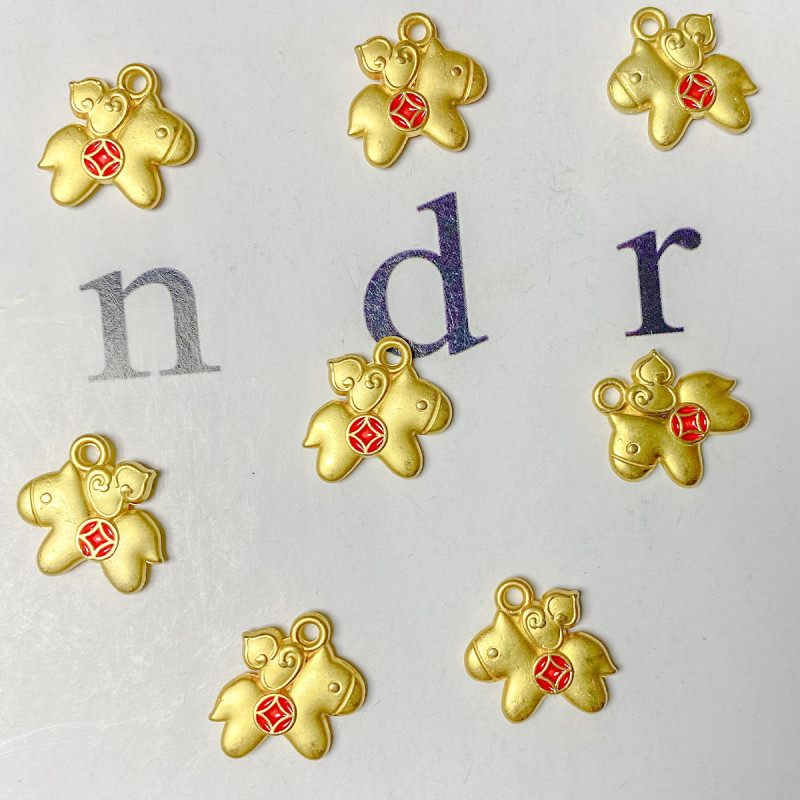 Dumb Gold Will Be Blessed Soon Sand Pendant Diy Jewelry Accessories Beaded Bracelet