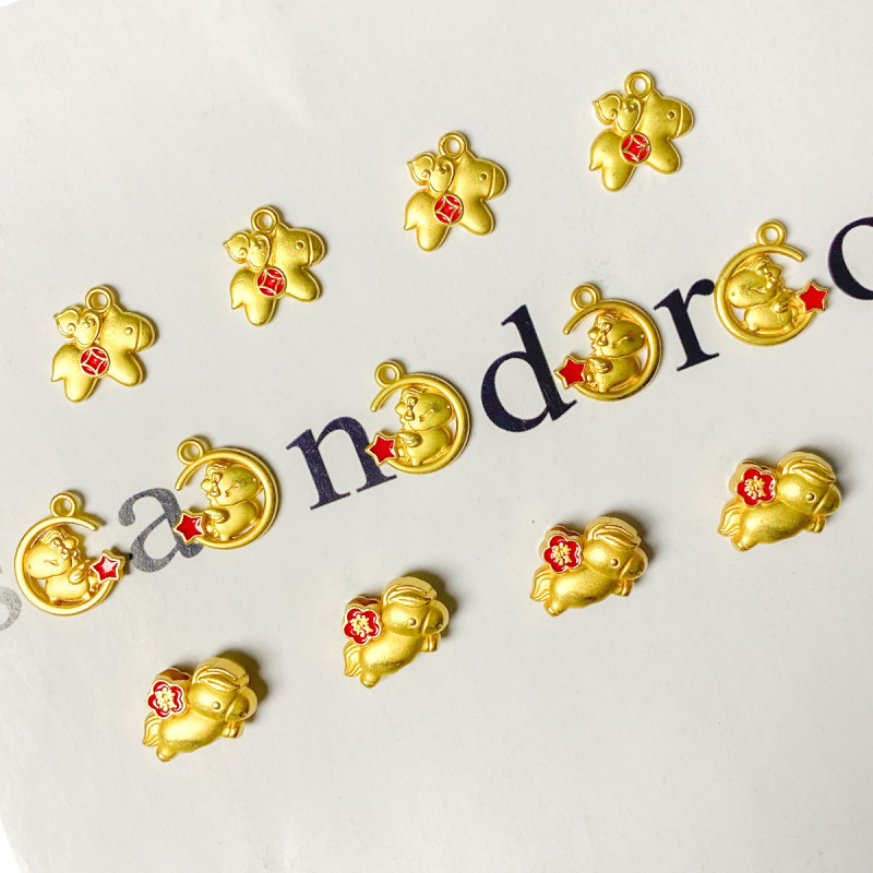 Dumb Gold Will Be Blessed Soon Sand Pendant Diy Jewelry Accessories Beaded Bracelet