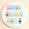 New Color Laser Shot Buckle Zinc Alloy Keychain Diy Material Jewelry Accessories Handmade