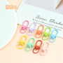 New Color Laser Shot Buckle Zinc Alloy Keychain Diy Material Jewelry Accessories Handmade