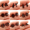 Stainless Steel Earrings, for Girls, Niche Tree of Life, Musical Notes, Butterfly Mother
