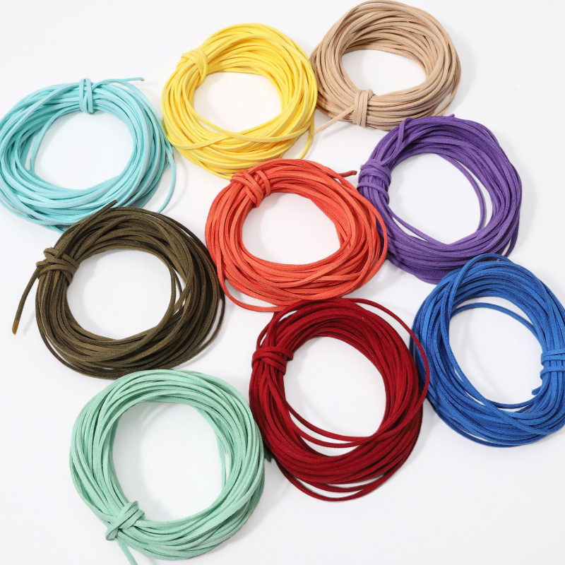10 Meters Korean Velvet Rope Bracelet Necklace Braided Handmade Diy Jewelry Accessories