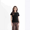 Pure Cotton Women's T-shirt Summer Solid Color Short-sleeved T-shirt Round Neck Daily
