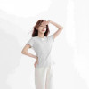 Pure Cotton Women's T-shirt Summer Solid Color Short-sleeved T-shirt Round Neck Daily