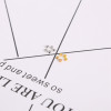 Silver Gold Positioning Beads Buckle Spacer Diy Bracelet Necklace Accessories Fixed