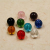 4-12mm Glass Crystal Beads Handmade Diy Bracelet Necklace Material Jewelry Accessories