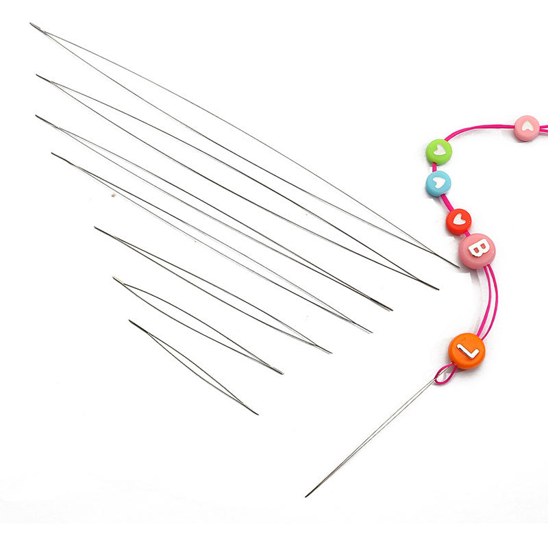 Open Needle Beading Piercing Bead Soft Handmade Bracelet Necklace Tool Diy Jewelry