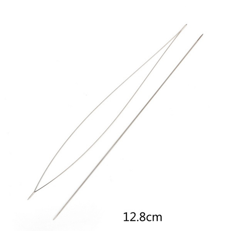 Open Needle Beading Piercing Bead Soft Handmade Bracelet Necklace Tool Diy Jewelry