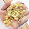 Round Five-leaf Flower Holder Knot Bead Hat Jewelry Accessories 5000 Pieces Per Pack