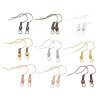 Ear Hooks with Spring Beads Straight-shaped Fish Ear 1kg Per Pack Diy Earrings