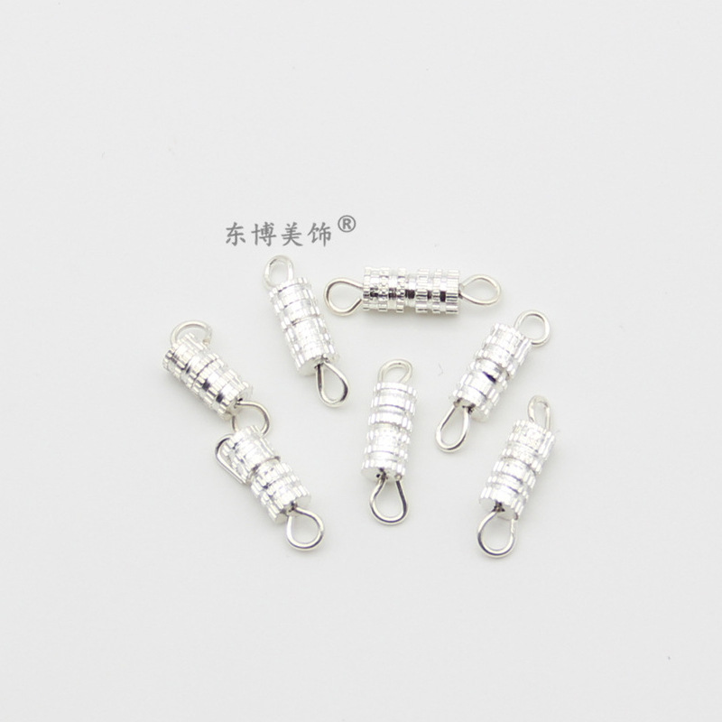 Four Snaps Screw Buckle Necklace Bracelet Connection Material Spiral 1000 Pieces Per Pack