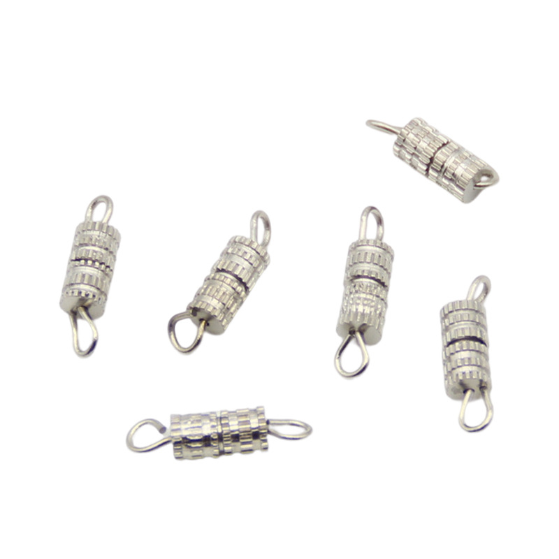 Four Snaps Screw Buckle Necklace Bracelet Connection Material Spiral 1000 Pieces Per Pack
